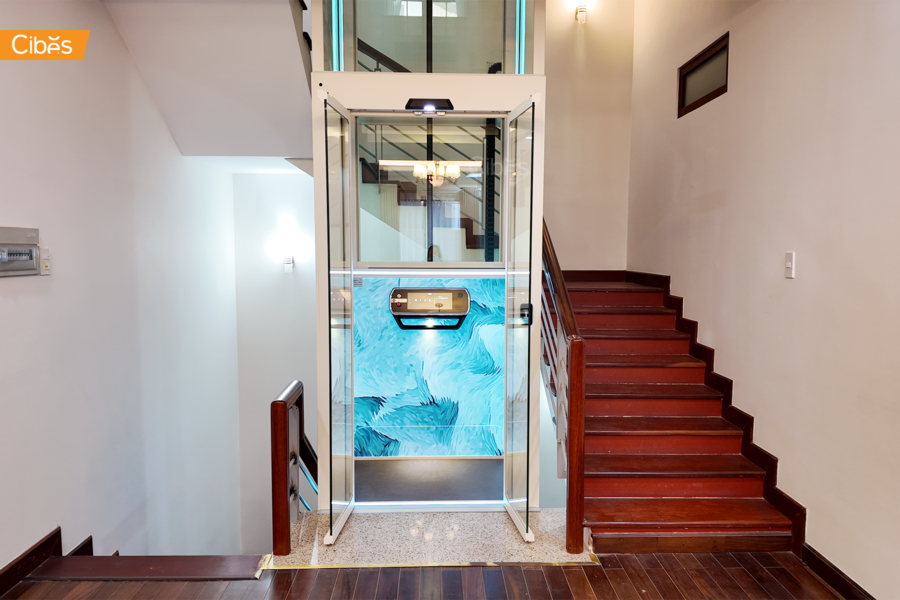 Phường Tâm Mỹ, TP HCM - Thang máy Cibes lắp đặt cho nhà đang ở sẵn4